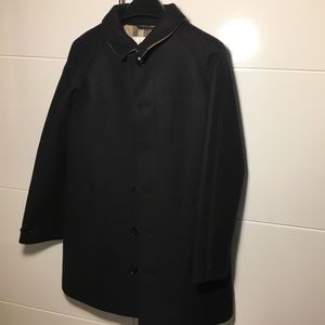Boy's Burberry Navy wool Peacoat